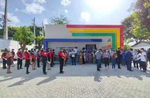 Inauguração da reforma da 21ª GRE, na zona Sudeste de Teresina (Foto: James Rodrigues / Conecta Piauí)