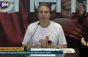 Índice de abstenção no primeiro dia do Enem cai para 26,6% (Foto: Canal GOV/Reprodução)