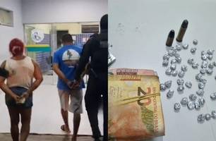 Mãe e filho são presos em operação contra tráfico de drogas no litoral do Piauí (Foto: Divulgação/Polícia Civil)