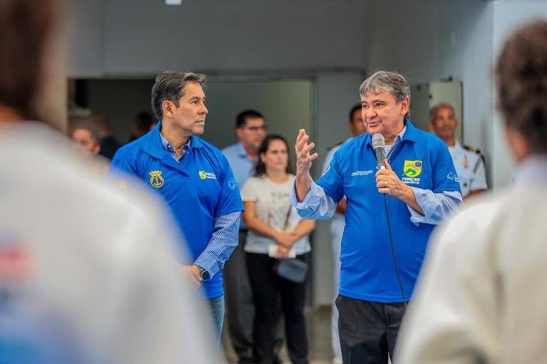 Ministro Wellington Dias visita projeto social da Marinha no Rio de Janeiro Ministro Wellington Dias visita projeto social da Marinha no Rio de Janeiro