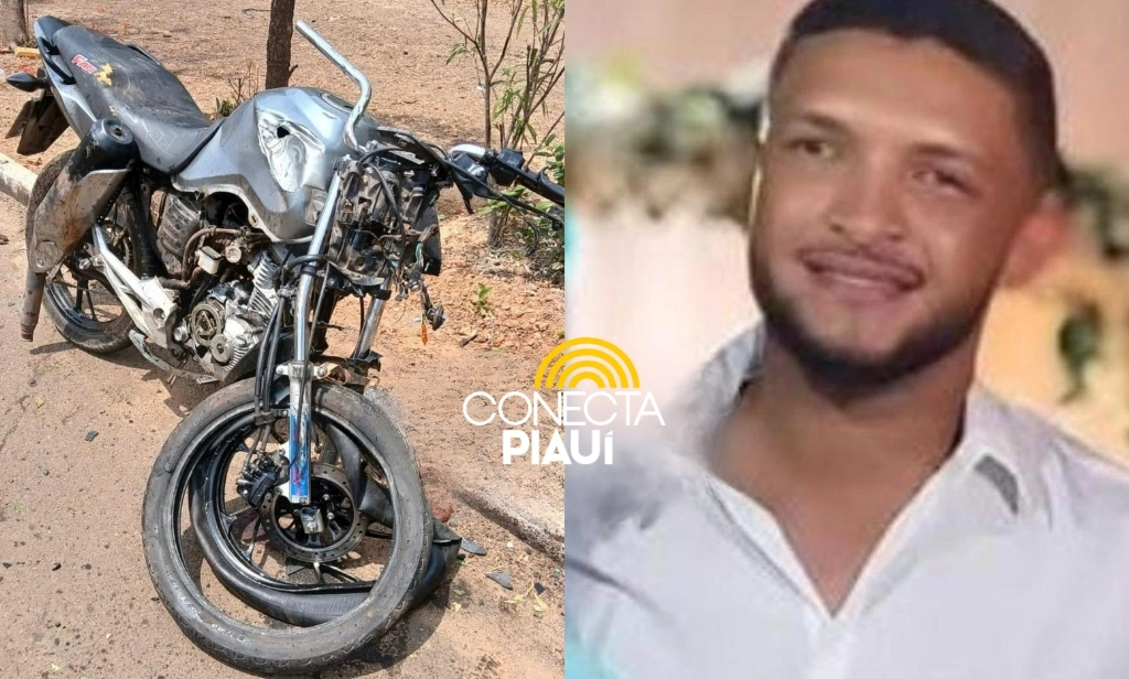 Motociclista colide com caminhão e morre ao ser arremessado em rodovia no Piauí