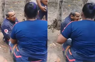 Motorista do SAMU de Timon é agredido por paciente (Foto: Reprodução)