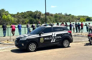Mulher é encontrada morta em açude (Foto: Reprodução / Canal 121)