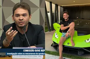 'Não sou dono do Tigrinho', garante Fernandin OIG durante CPI das Bets (Foto: Reprodução)