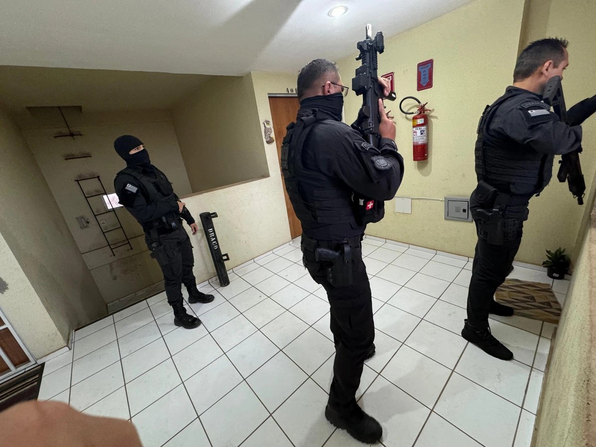 Operação Draco 167: polícia cumpre mandandos contra o crime organizado em Teresina