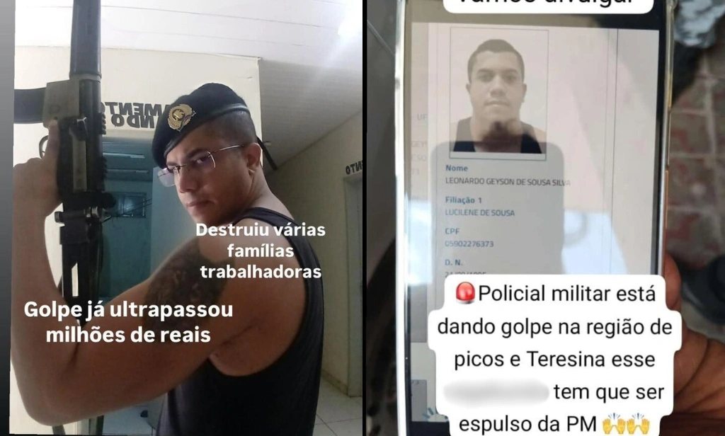 Policial suspeito de aplicar golpes contra colegas de farda em Teresina é preso