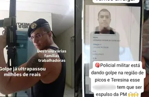 Policial suspeito de aplicar golpes contra colegas de farda em Teresina é preso (Foto: Reprodução)