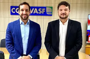 Prefeito de Beneditinos discute recuperação de estrada durante reunião em Brasília (Foto: Reprodução/Instagram)