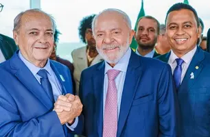 Prefeito eleito Silvio Mendes e Francisco Costa são recebidos por Lula em Brasília (Foto: Ascom/Silvio Mendes)