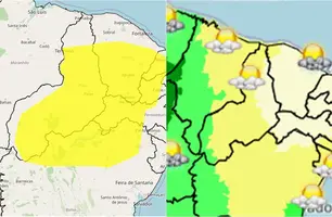 Previsão do tempo em Teresina (Foto: Reprodução)
