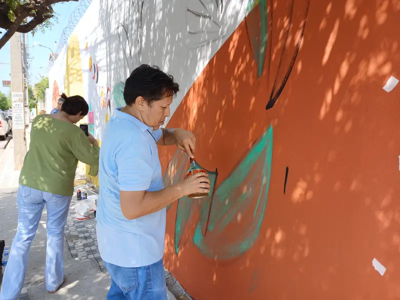Projeto 'Muro pelo Fim da Violência' mobiliza Teresina com arte e conscientização