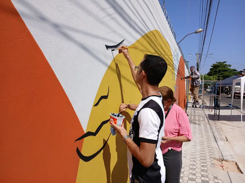 Projeto 'Muro pelo Fim da Violência' mobiliza Teresina com arte e conscientização