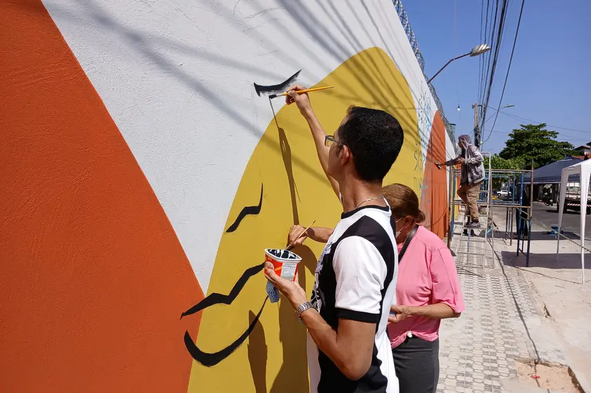 Projeto 'Muro pelo Fim da Violência' mobiliza Teresina com arte e conscientização