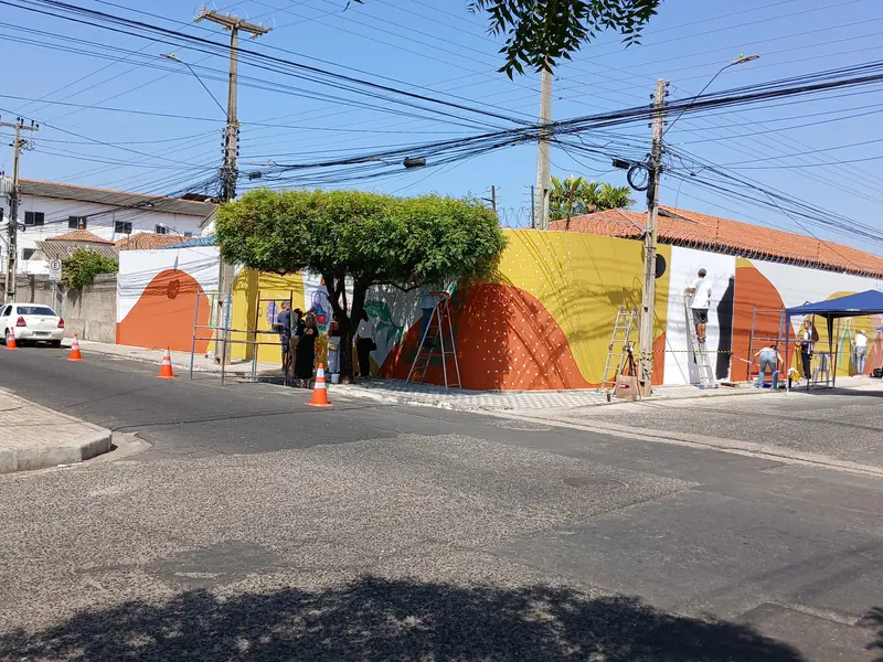 Projeto 'Muro pelo Fim da Violência' mobiliza Teresina com arte e conscientização