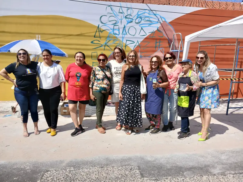 Projeto 'Muro pelo Fim da Violência' mobiliza Teresina com arte e conscientização