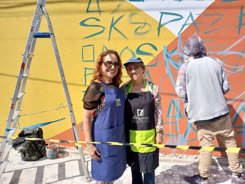 Projeto 'Muro pelo Fim da Violência' mobiliza Teresina com arte e conscientização