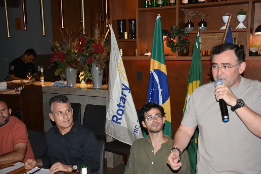 Silvio Leite palestra sobre sustentabilidade em evento do Rotary Clube Piçarra