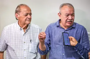 Silvio Mendes e engenheiro Antonio Santana debatem transporte em Teresina (Foto: Divulgação/Instagram)