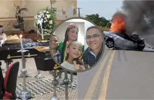 Velório de família que perdeu a vida em acidente de trânsito (Foto: Reprodução e Conecta Piauí)