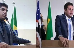 vereadores Uilma Resende (PSDB) e Pedro Augusto, o PA; Organizadores da partida festiva de futebol (Foto: Reprodução)