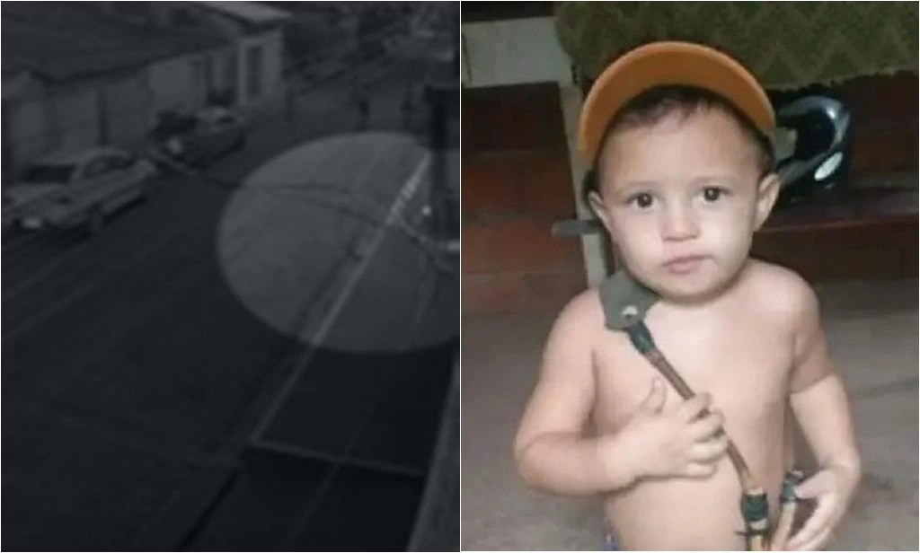 Vídeo mostra momento que criança de 2 anos sofre choque elétrico em Teresina