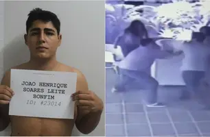 Acusado de matar casal atropelado já foi flagrado agredindo o próprio pai em THE (Foto: Reprodução)