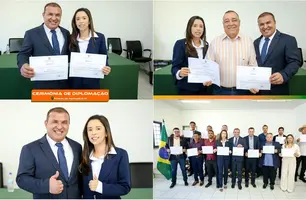 Adelmo da Cincal é diplomado Prefeito de Curimatá (Foto: Reprodução)