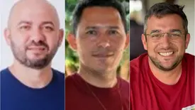 Antonio Filho, João Santana e Erikson Fenelon, respectivamente (Foto: Reprodução)