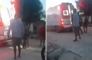 Casal fica gravemente ferido após briga em bar no Bairro Dilma Rousseff, em Luzilândia (Foto: Reprodução)