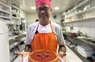 Cheff Ray revela segredos para um delicioso cheesecake de Natal (Foto: Conecta Piauí)
