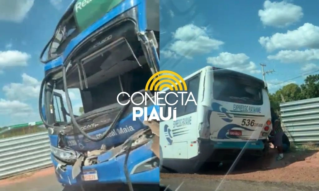 Colisão entre dois ônibus deixa uma pessoa morta entre Timon e Caxias no Maranhão