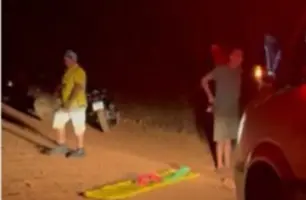 Colisão frontal entre motocicletas deixa três pessoas feridas em Pedro II (Foto: Reprodução)