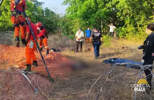 Corpo de homem desaparecido há 11 dias é encontrado dentro de poço em Nazária (Foto: Repórter 12/Conecta Piauí)