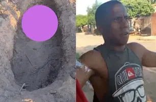 Corpo de José Ailton, o 'Cão Miúdo', é encontrado enterrado em cova rasa no Piauí (Foto: Reprodução)
