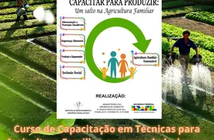 Curso de Agricultura Familiar é oferecido a moradores da zona rural de Teresina (Foto: Reprodução)