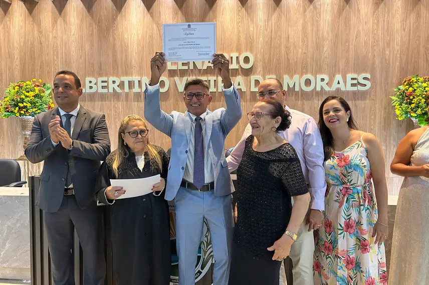 Diplomação dos eleitos em Demerval Lobão