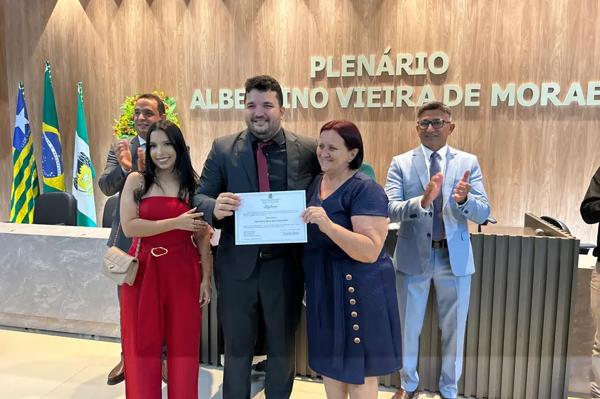 Diplomação dos eleitos em Demerval Lobão