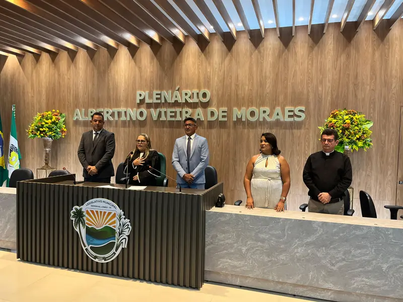 Diplomação dos eleitos em Demerval Lobão