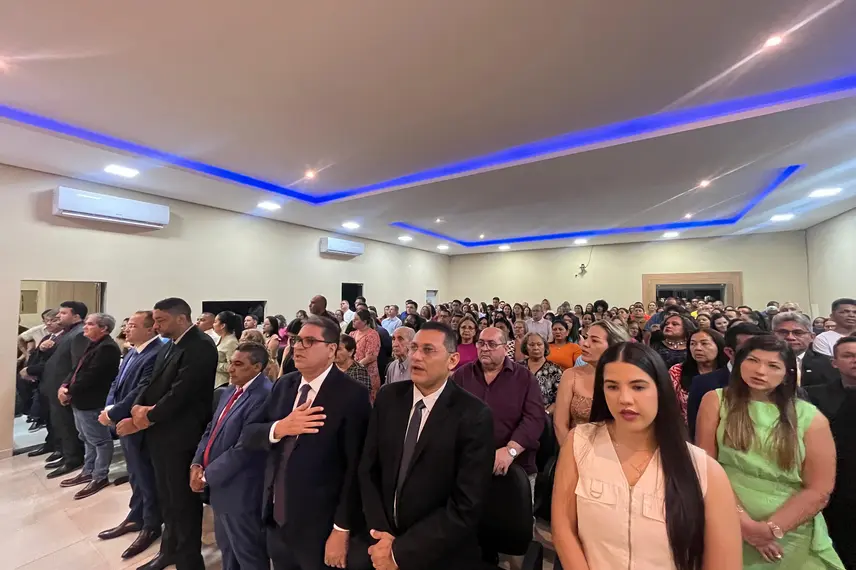 Diplomação dos eleitos em Demerval Lobão