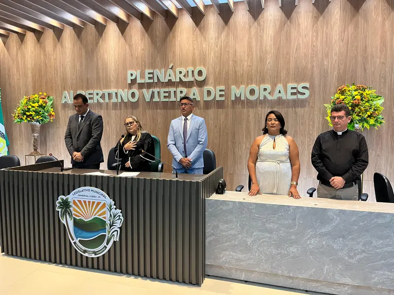 Diplomação dos eleitos em Demerval Lobão