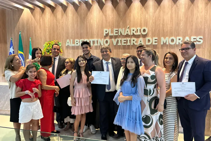 Diplomação dos eleitos em Demerval Lobão