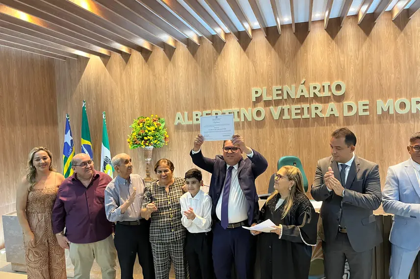 Diplomação dos eleitos em Demerval Lobão