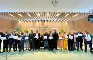 Diplomação dos eleitos em Demerval Lobão (Foto: Conecta Piauí)