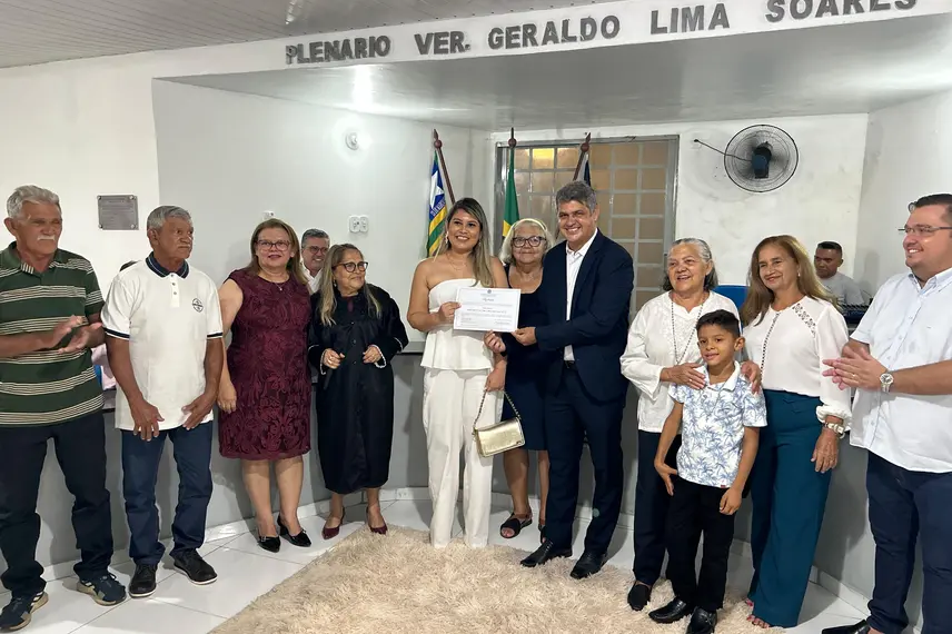 Diplomação dos eleitos em Lagoa do Piauí