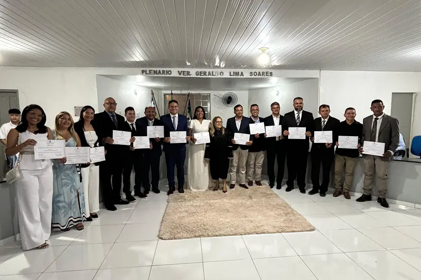 Diplomação dos eleitos em Lagoa do Piauí
