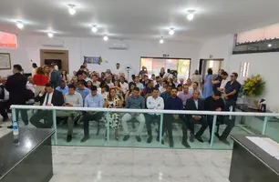 Eleitos de cinco municípios piauienses são diplomados em Manoel Emídio (Foto: Conecta Piauí)