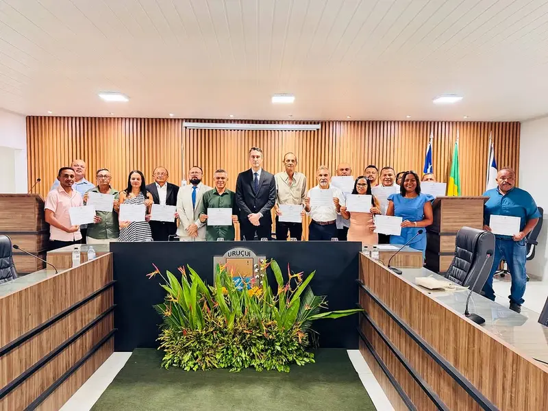 Em seu discurso, Marcelo Toledo agradeceu o apoio da população de Antônio Almeida