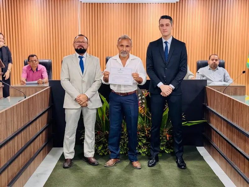 Em seu discurso, Marcelo Toledo agradeceu o apoio da população de Antônio Almeida