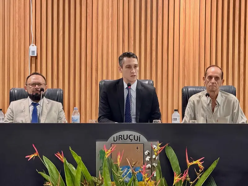 Em seu discurso, Marcelo Toledo agradeceu o apoio da população de Antônio Almeida