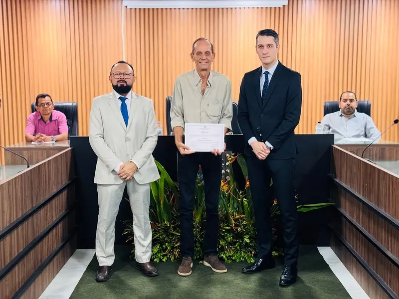 Em seu discurso, Marcelo Toledo agradeceu o apoio da população de Antônio Almeida